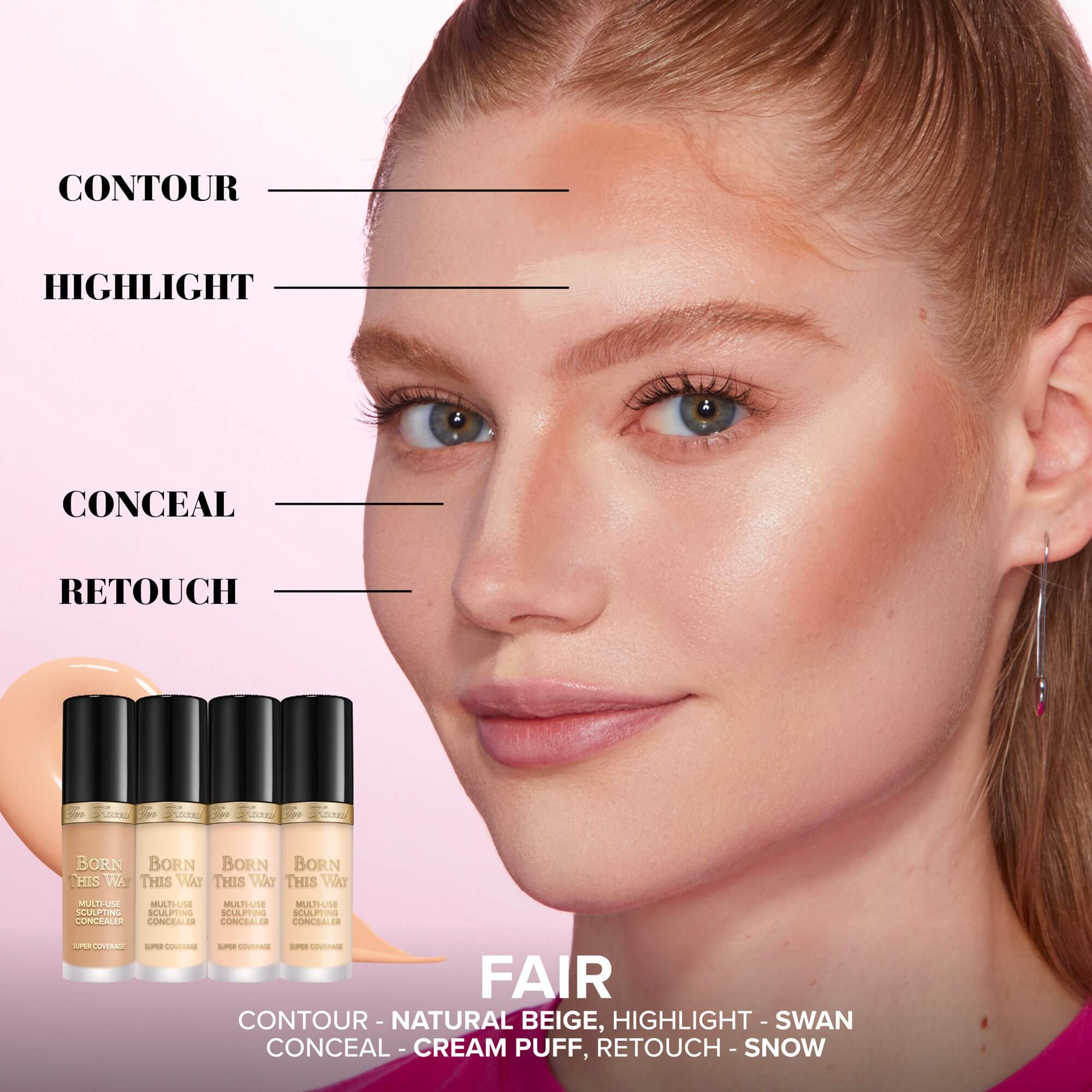 Born This Way Super Coverage Concealer New Full Coverage Concealer, Cloud, 13.5 mL/ 0. 45Fl Oz.